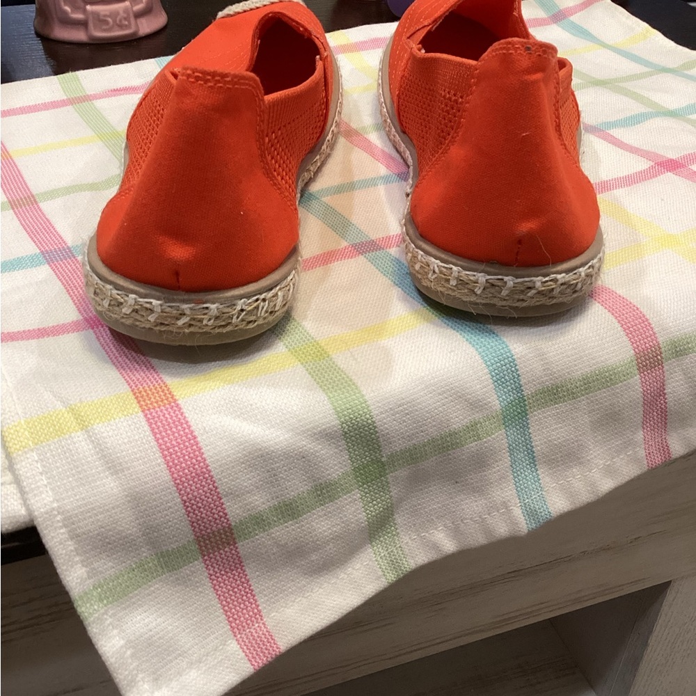 NWOT - Orange Espadrille - Cute Shoes - Never Worn - Sz 11!!! - Picture 5 of 12